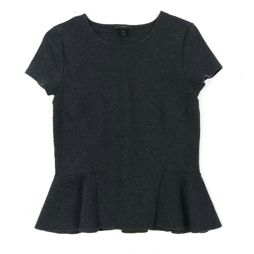 J. Crew Peplum Blouse Top Sz S - Picture 2 of 4